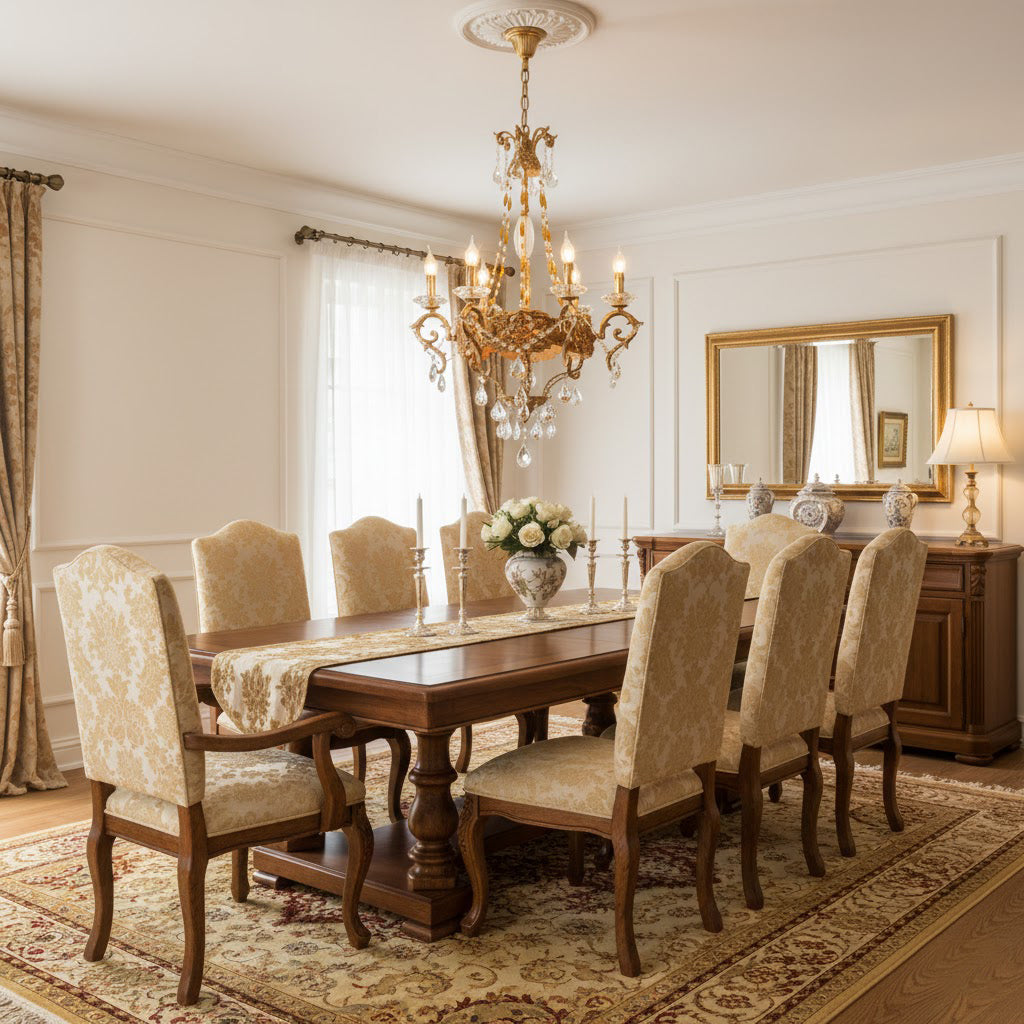 Filmore Chandelier – Luxury Brass & Crystal Statement Ceiling Light