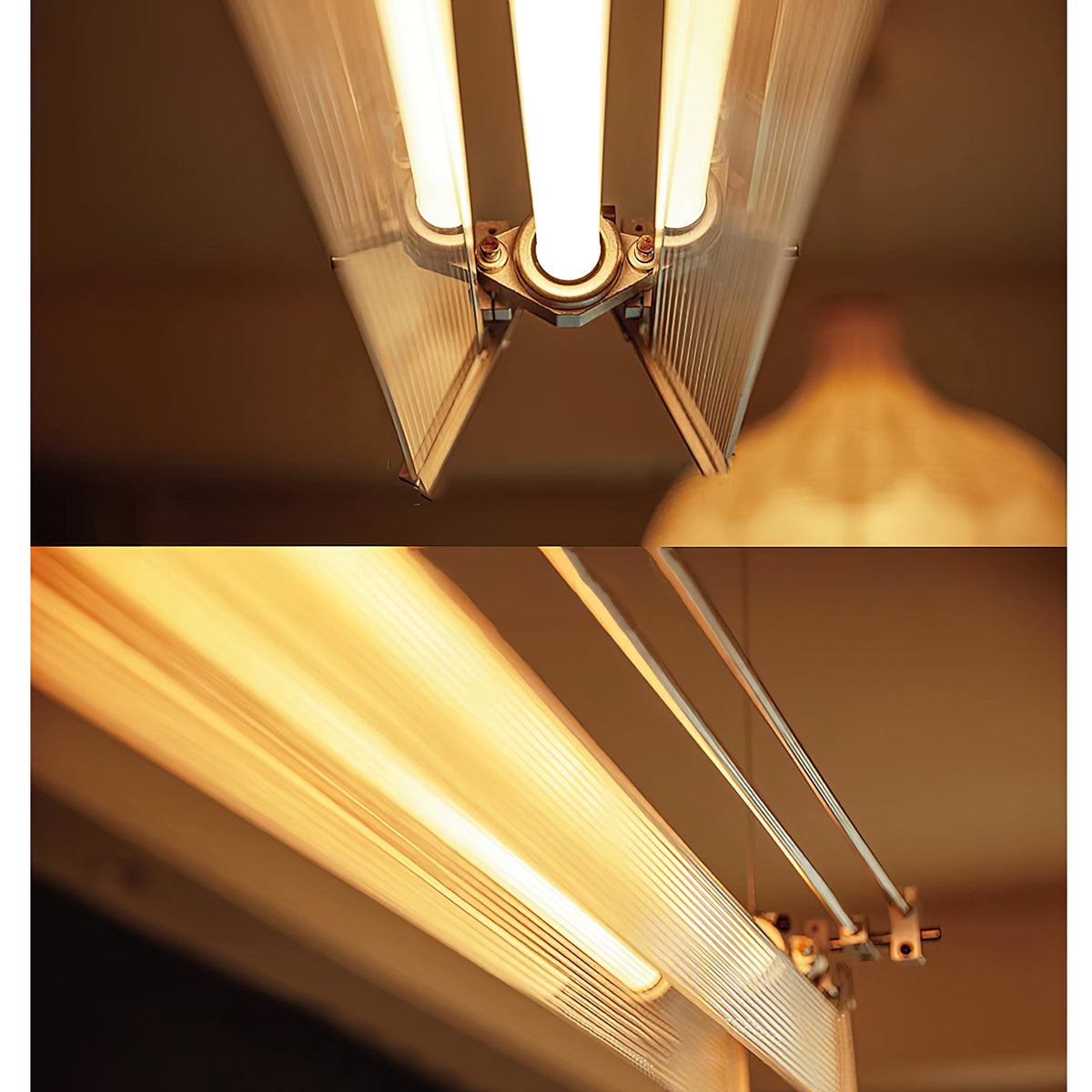 Filtro LED Pendant Lamp – Minimalist Linear Glass & Aluminum Hanging Light