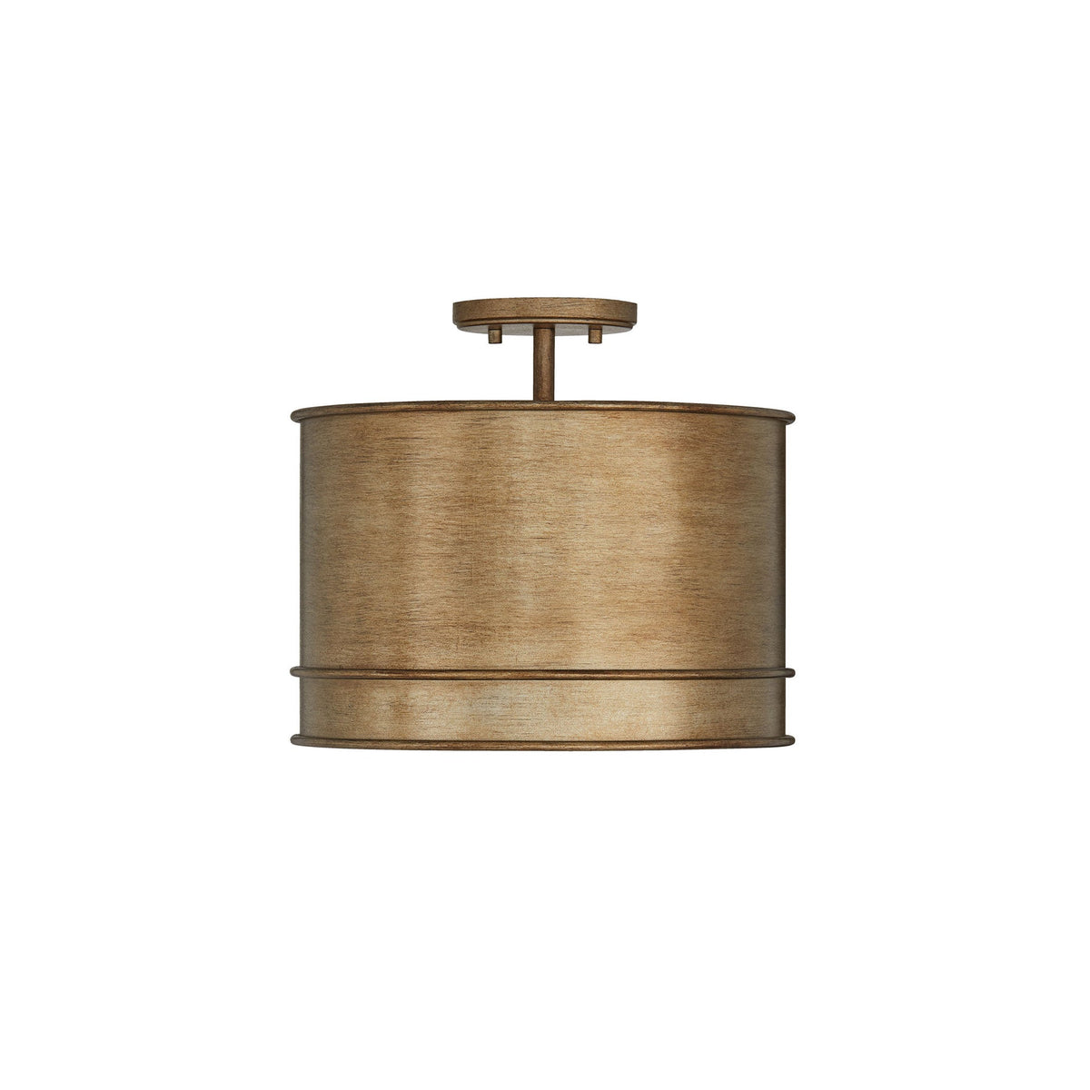 Fintan Ceiling Lamp – Antique Gold Minimalist Flush Mount Light