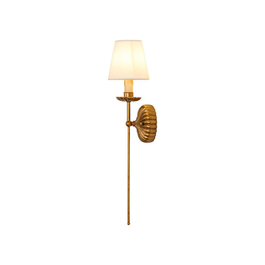 Catina Wall Lamp - Luxury Antique Gold Leaf 2-Light Sconce