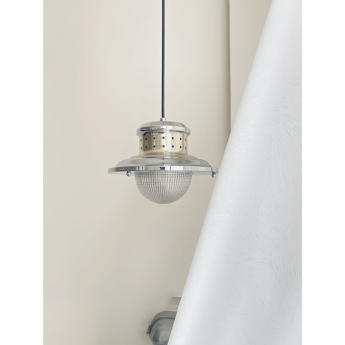 Fisherman’s Pole Pendant Lamp – Modern Glass & Metal Hanging Light