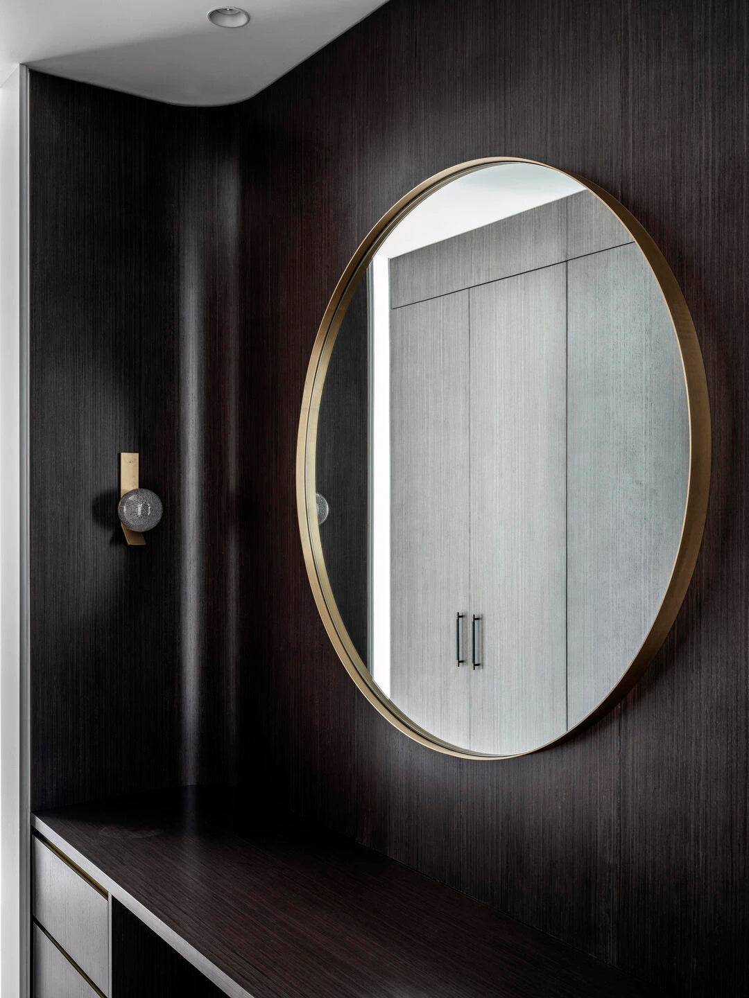 Fizi Wall Lamp - Champagne Bubble Glass & Copper Wall Sconce