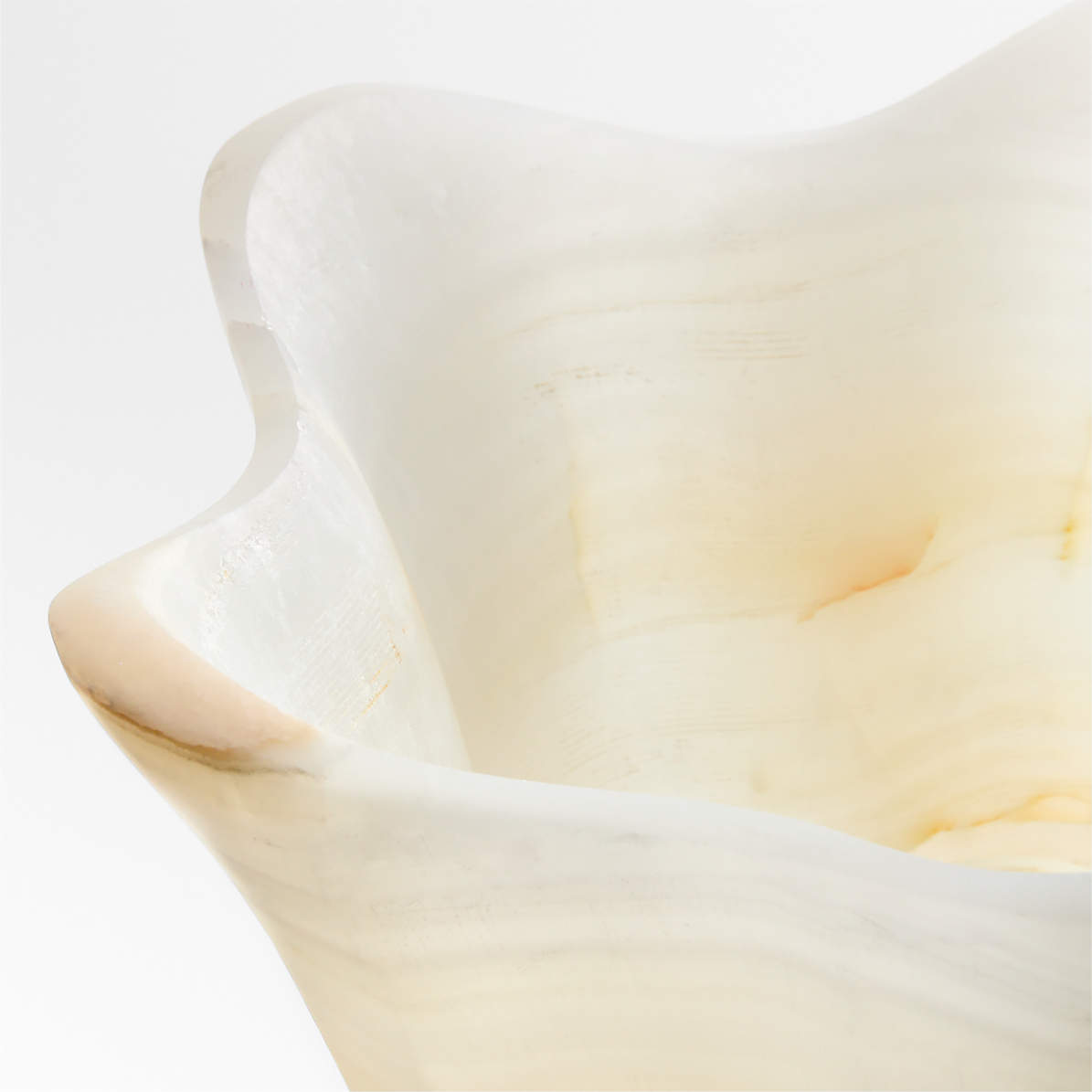 Fleurissant Table Lamp - Sculptural Onyx Floral Table Light
