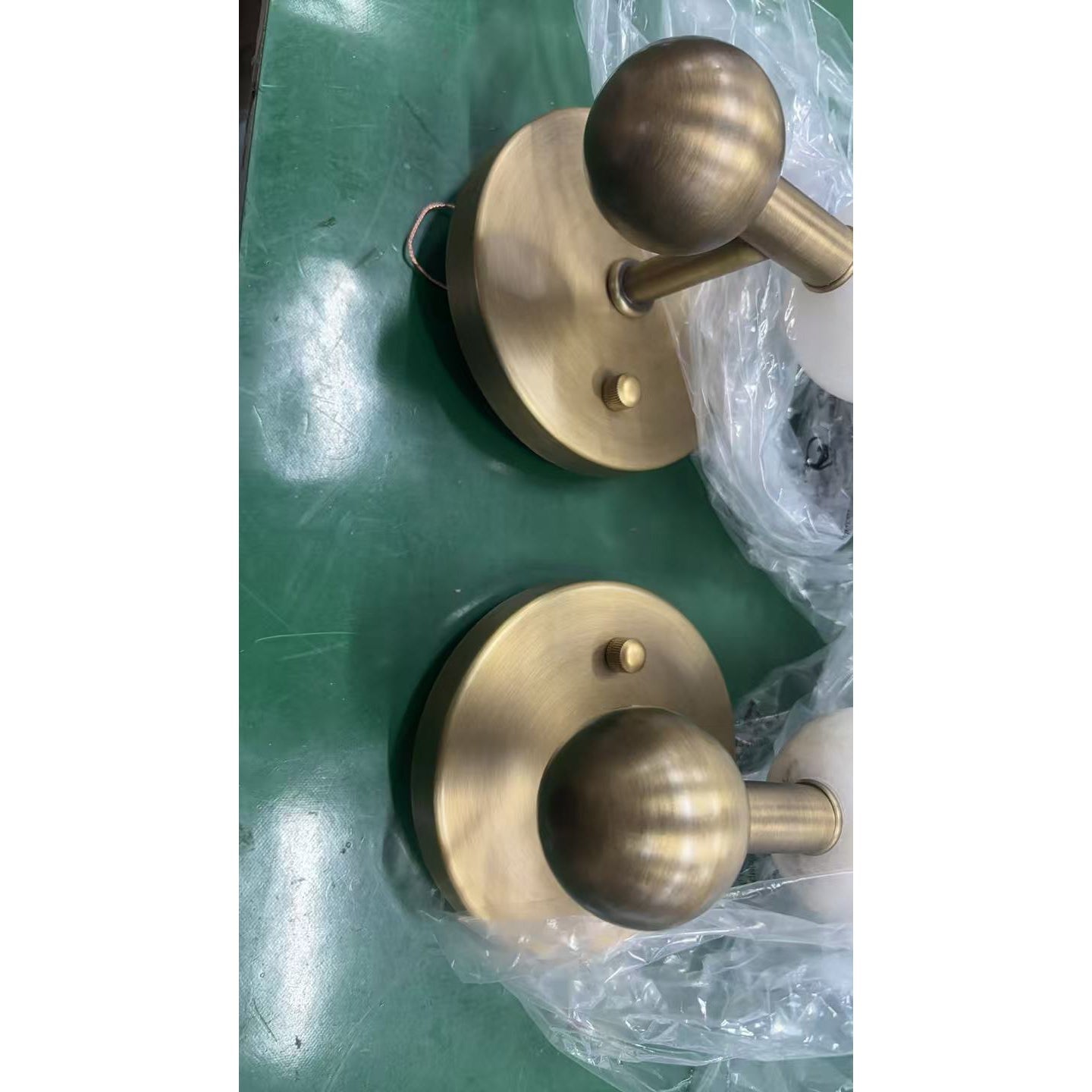 Flume Alabaster Wall Lamp - Vintage-Inspired Brass & Marble Sconce