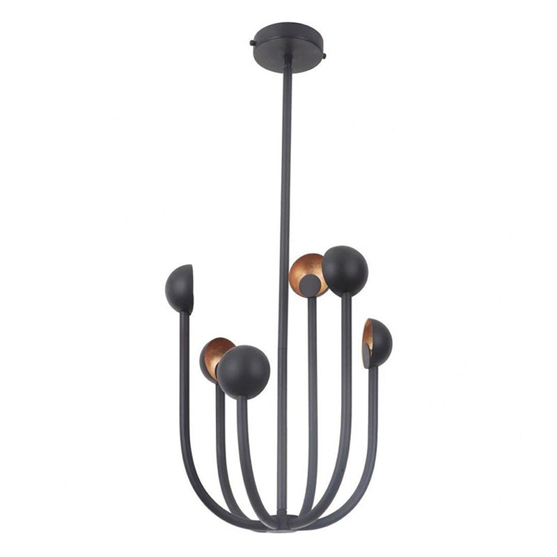Foundry Chandelier - Modern Abstract Metal Arm LED Pendant Light
