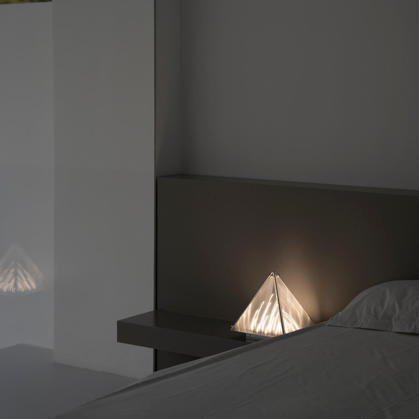 Fragment Table Lamp - Modern Stainless Steel Triangle Structural LED Light