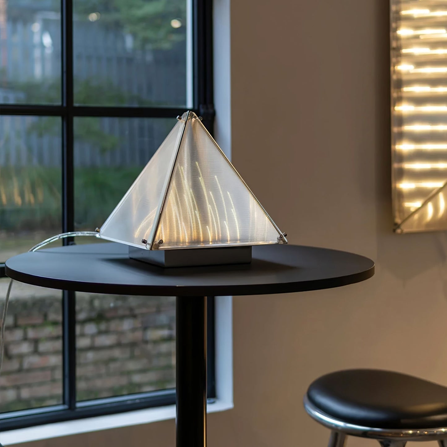 Fragment Table Lamp - Modern Stainless Steel Triangle Structural LED Light