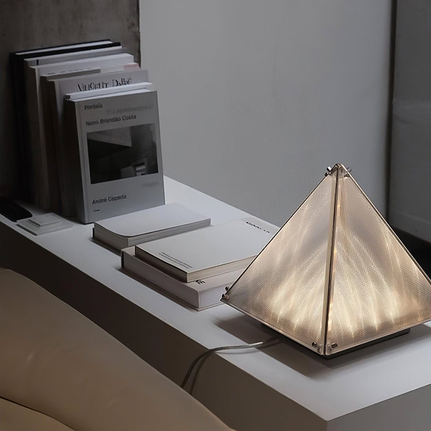 Fragment Table Lamp - Modern Stainless Steel Triangle Structural LED Light