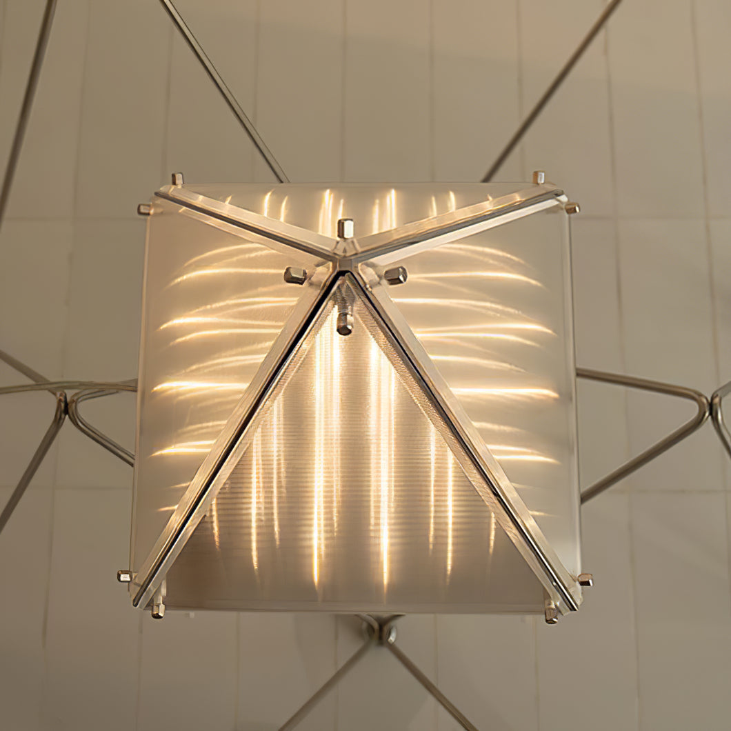 Fragment Table Lamp - Modern Stainless Steel Triangle Structural LED Light