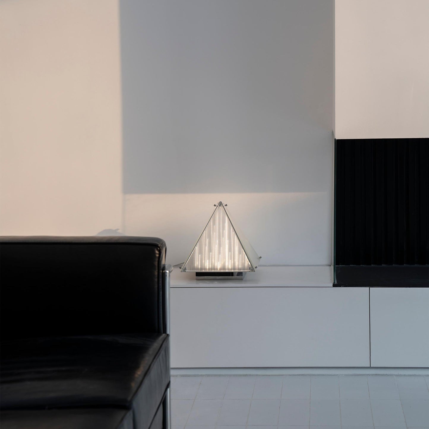 Fragment Table Lamp - Modern Stainless Steel Triangle Structural LED Light