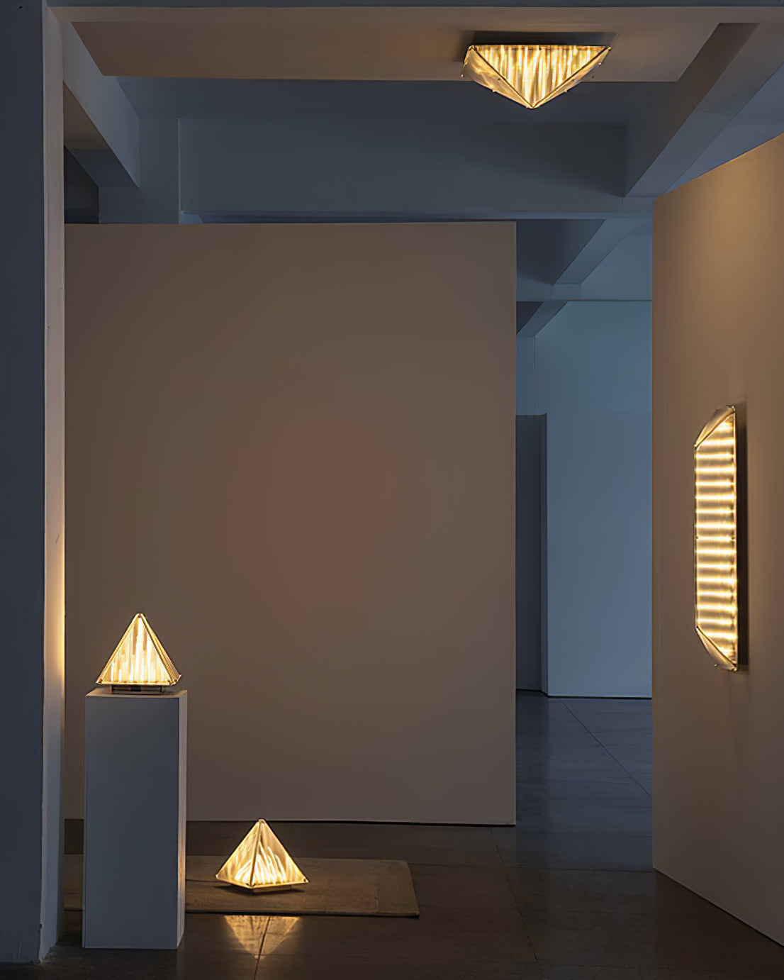 Fragment Table Lamp - Modern Stainless Steel Triangle Structural LED Light