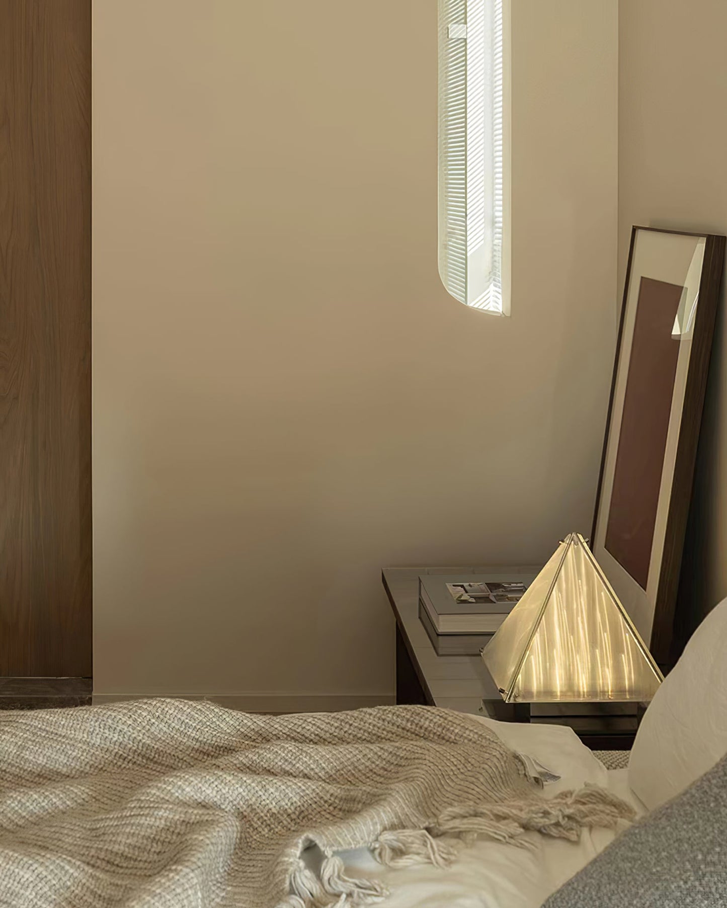 Fragment Table Lamp - Modern Stainless Steel Triangle Structural LED Light