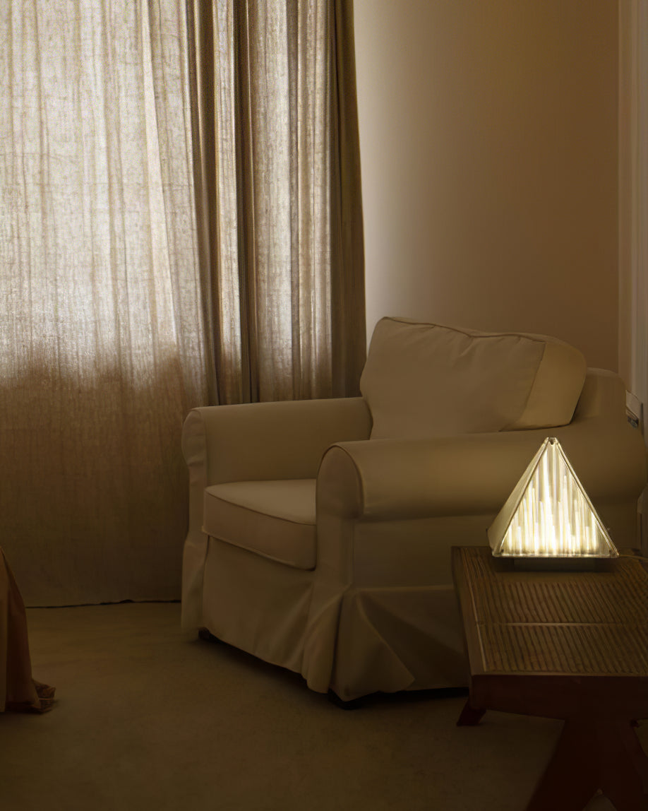 Fragment Table Lamp - Modern Stainless Steel Triangle Structural LED Light