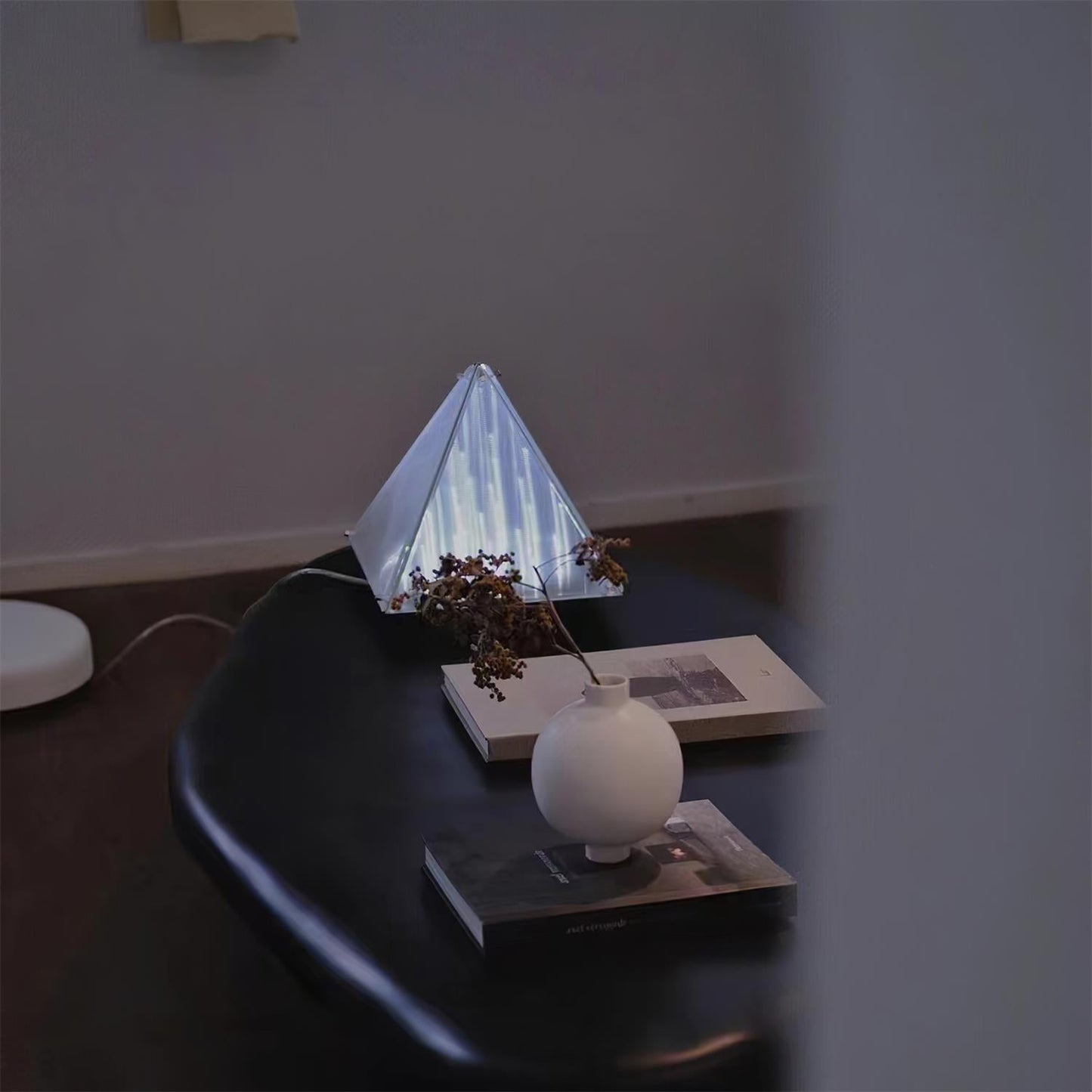 Fragment Table Lamp - Modern Stainless Steel Triangle Structural LED Light
