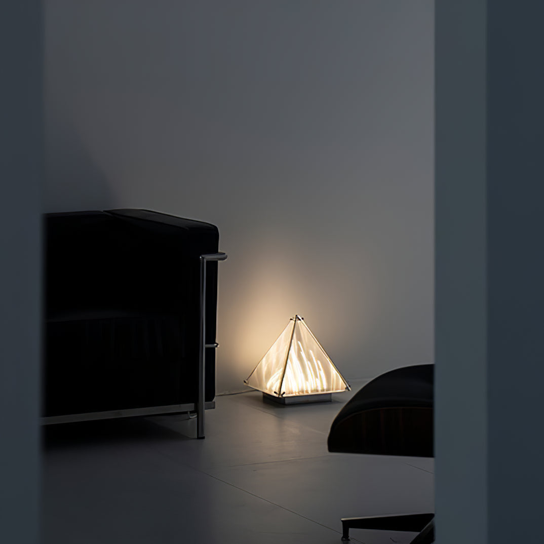 Fragment Table Lamp - Modern Stainless Steel Triangle Structural LED Light