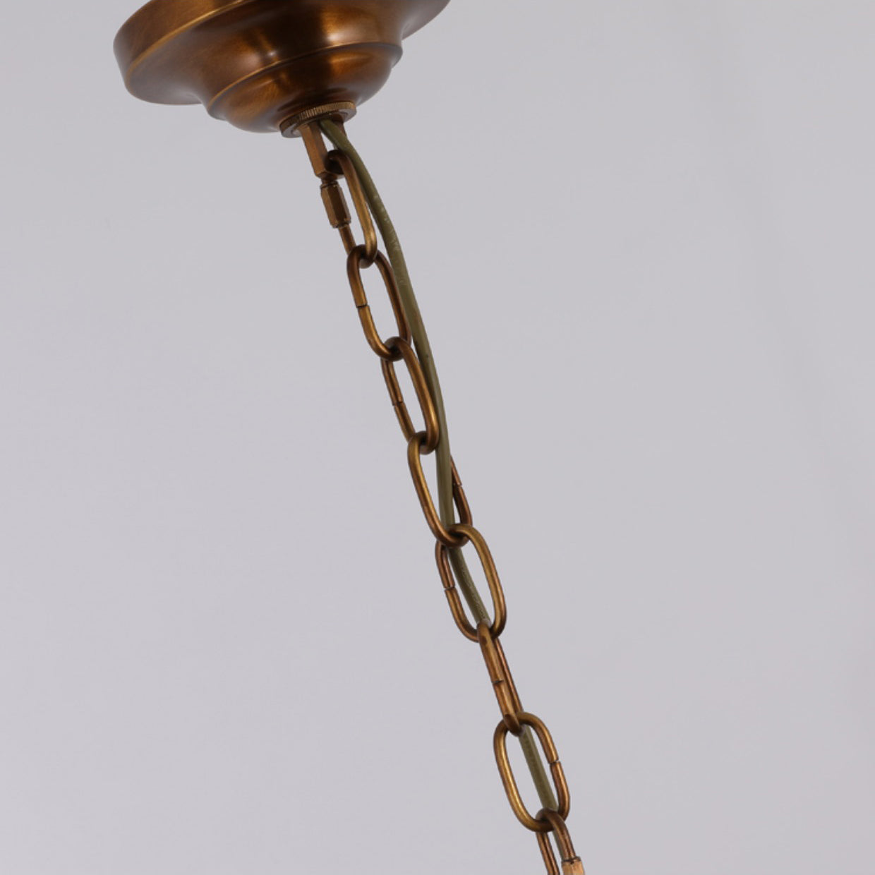 Franklin Amber Chandelier - Handcrafted Free-Form Glass & Dark Brass Luxury Light