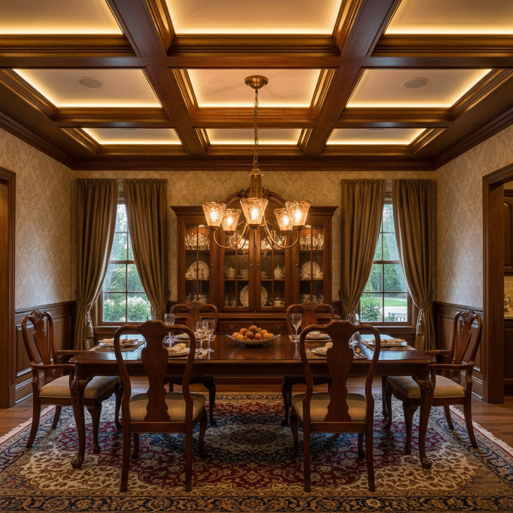 Franklin Amber Chandelier - Handcrafted Free-Form Glass & Dark Brass Luxury Light