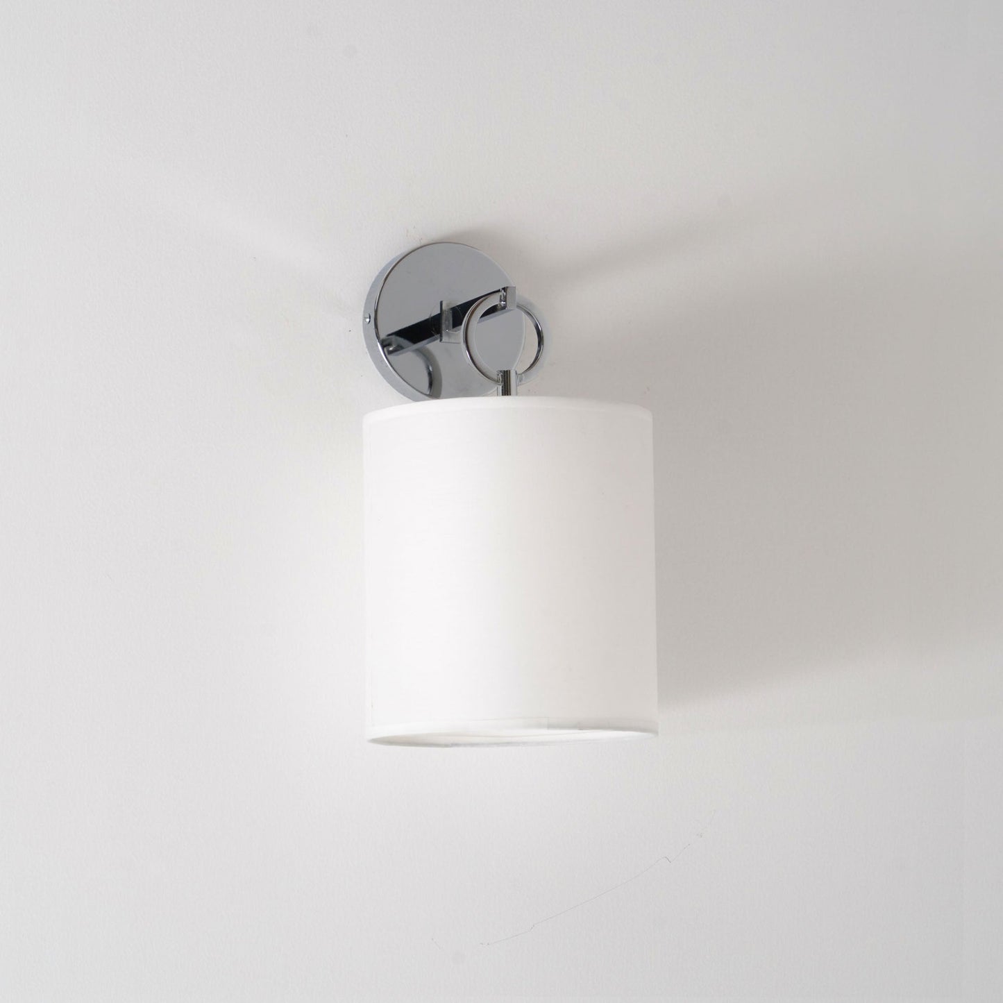 Full Circle Sconce - Modern Designer Ring Wall Light with Fabric Shade