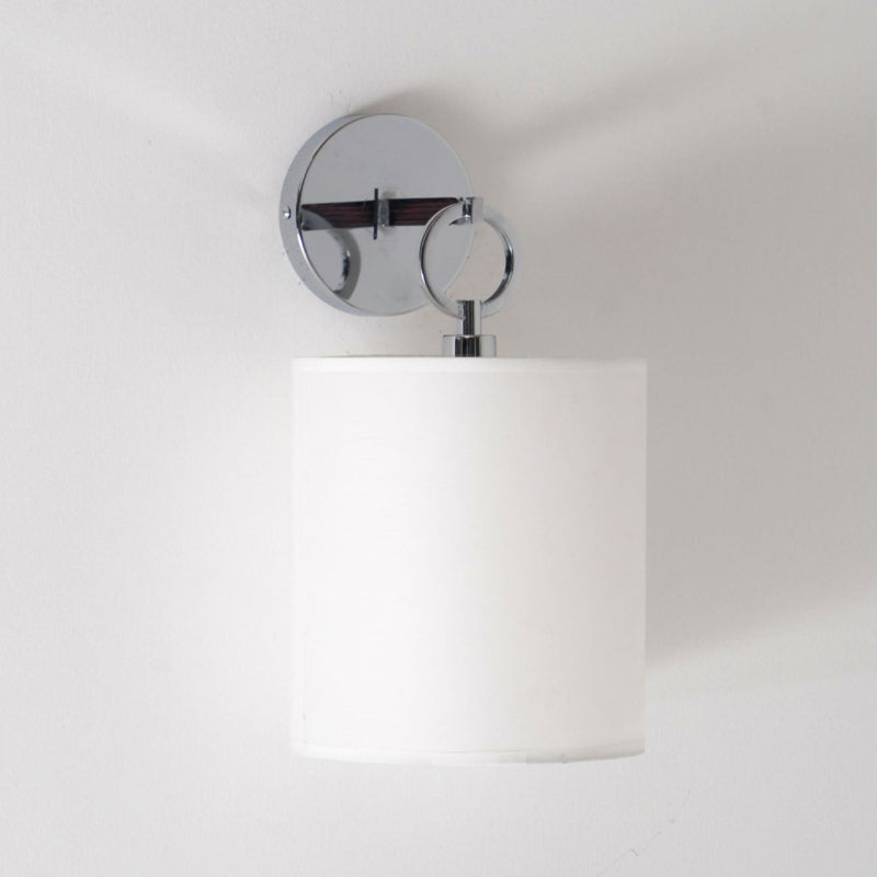 Full Circle Sconce - Modern Designer Ring Wall Light with Fabric Shade