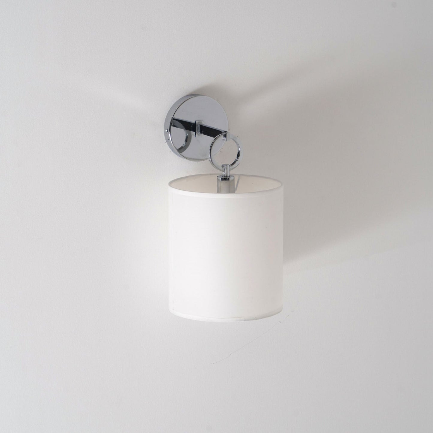 Full Circle Sconce - Modern Designer Ring Wall Light with Fabric Shade