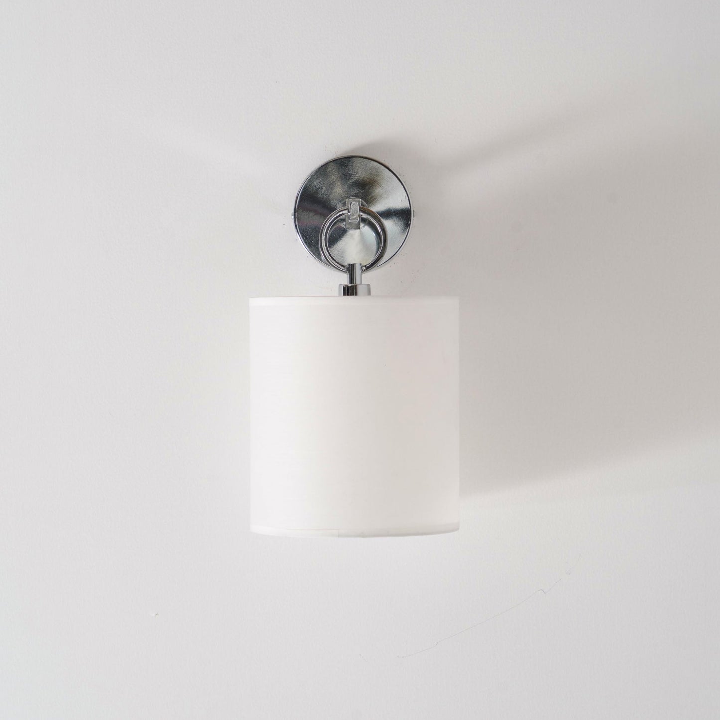 Full Circle Sconce - Modern Designer Ring Wall Light with Fabric Shade