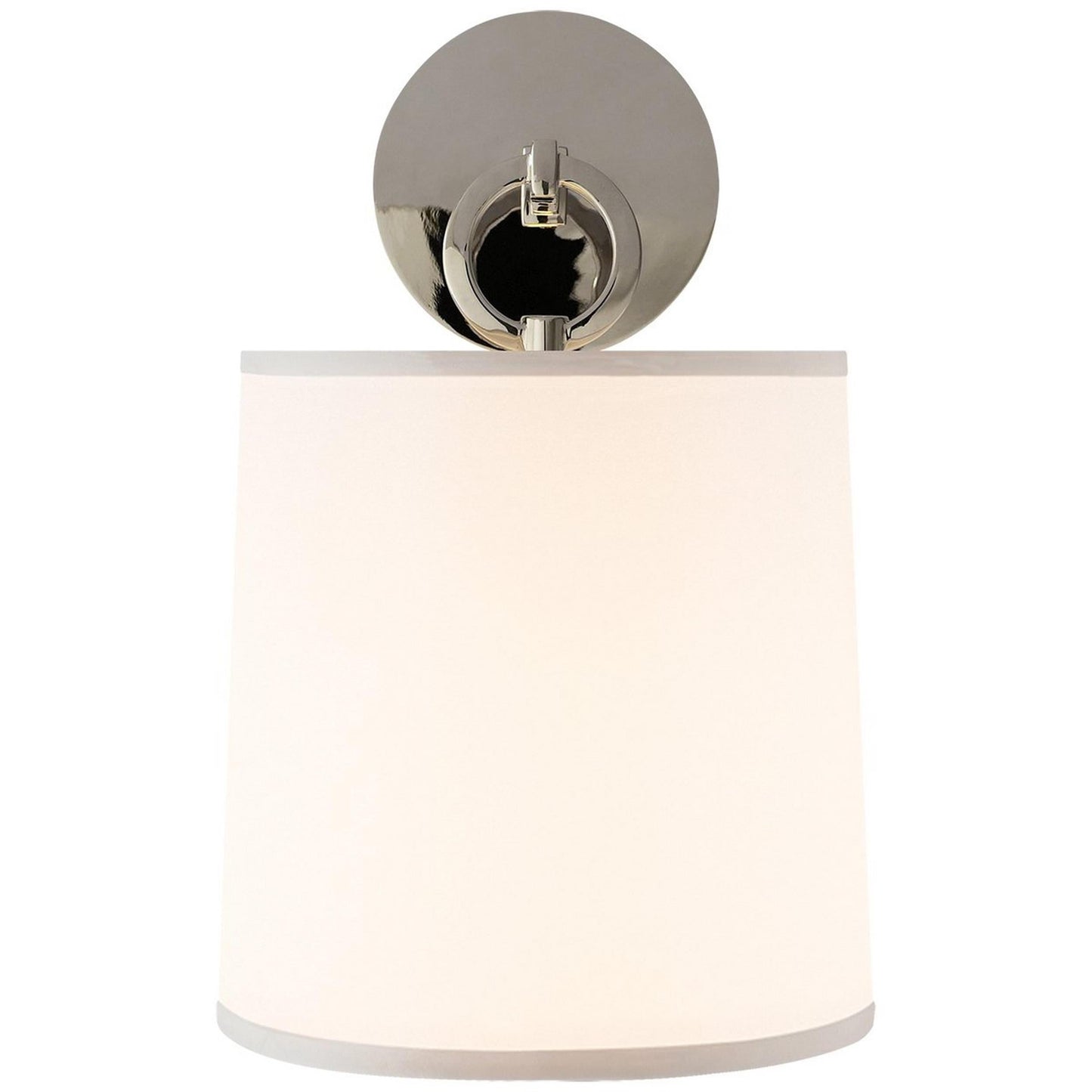 Full Circle Sconce - Modern Designer Ring Wall Light with Fabric Shade