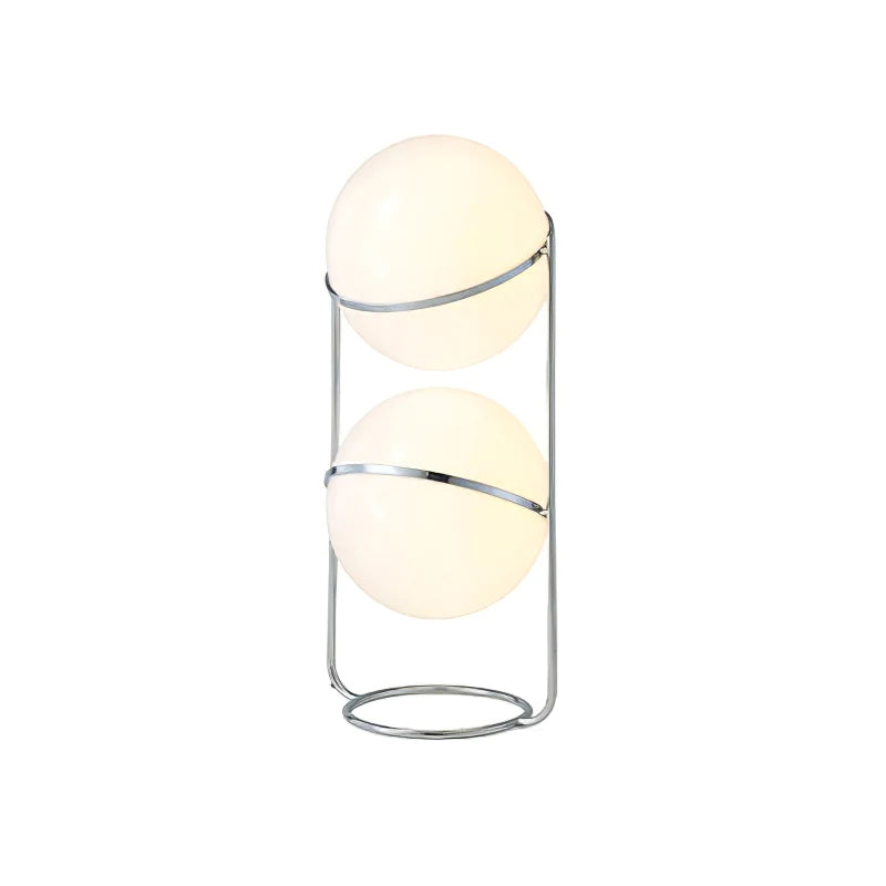 Garrault-Delord Ball Floor Lamp - Chrome Multi-Head Acrylic Globe Floor Light