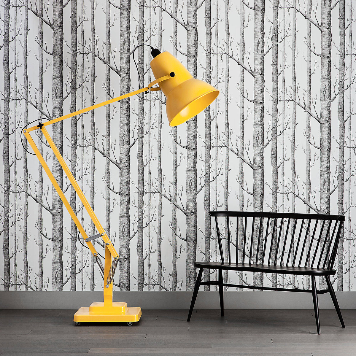 Giant Floor Lamp - Oversized Articulated Metal Floor Light & Architectural Sculpture