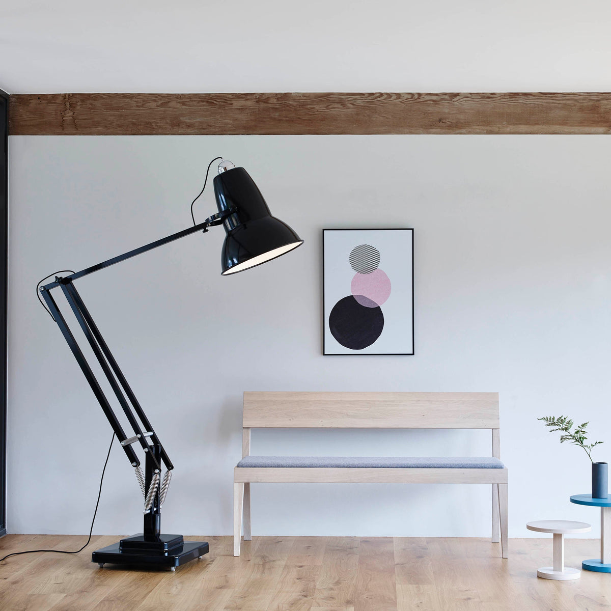 Giant Floor Lamp - Oversized Articulated Metal Floor Light & Architectural Sculpture