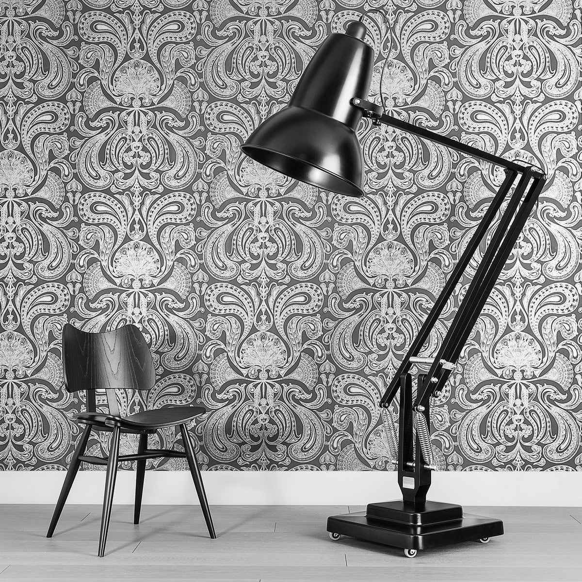 Giant Floor Lamp - Oversized Articulated Metal Floor Light & Architectural Sculpture