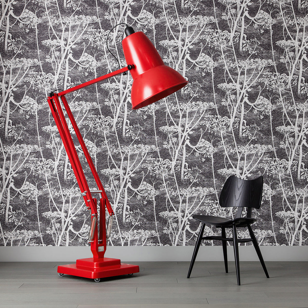 Giant Floor Lamp - Oversized Articulated Metal Floor Light & Architectural Sculpture