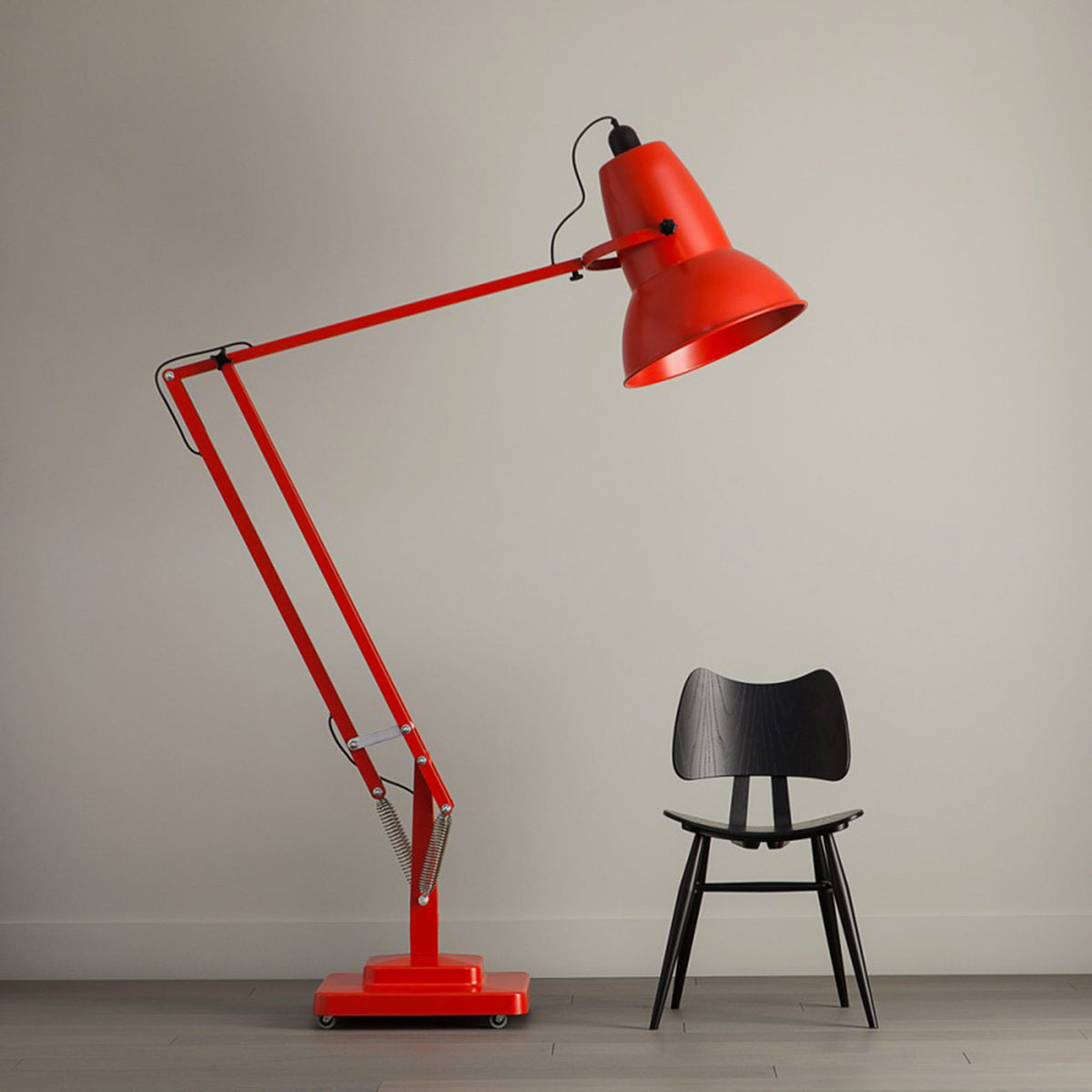 Giant Floor Lamp - Oversized Articulated Metal Floor Light & Architectural Sculpture