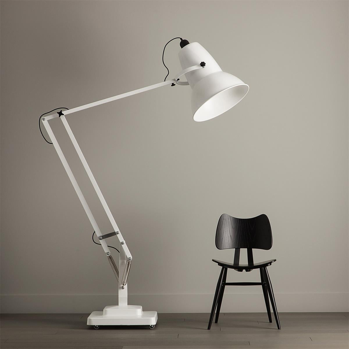 Giant Floor Lamp - Oversized Articulated Metal Floor Light & Architectural Sculpture