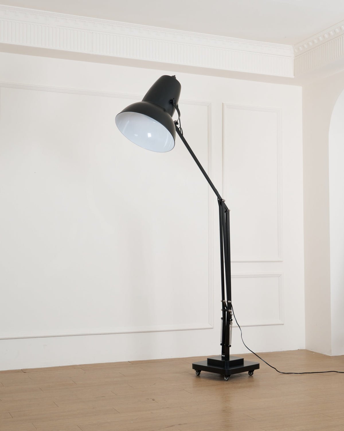 Giant Floor Lamp - Oversized Articulated Metal Floor Light & Architectural Sculpture