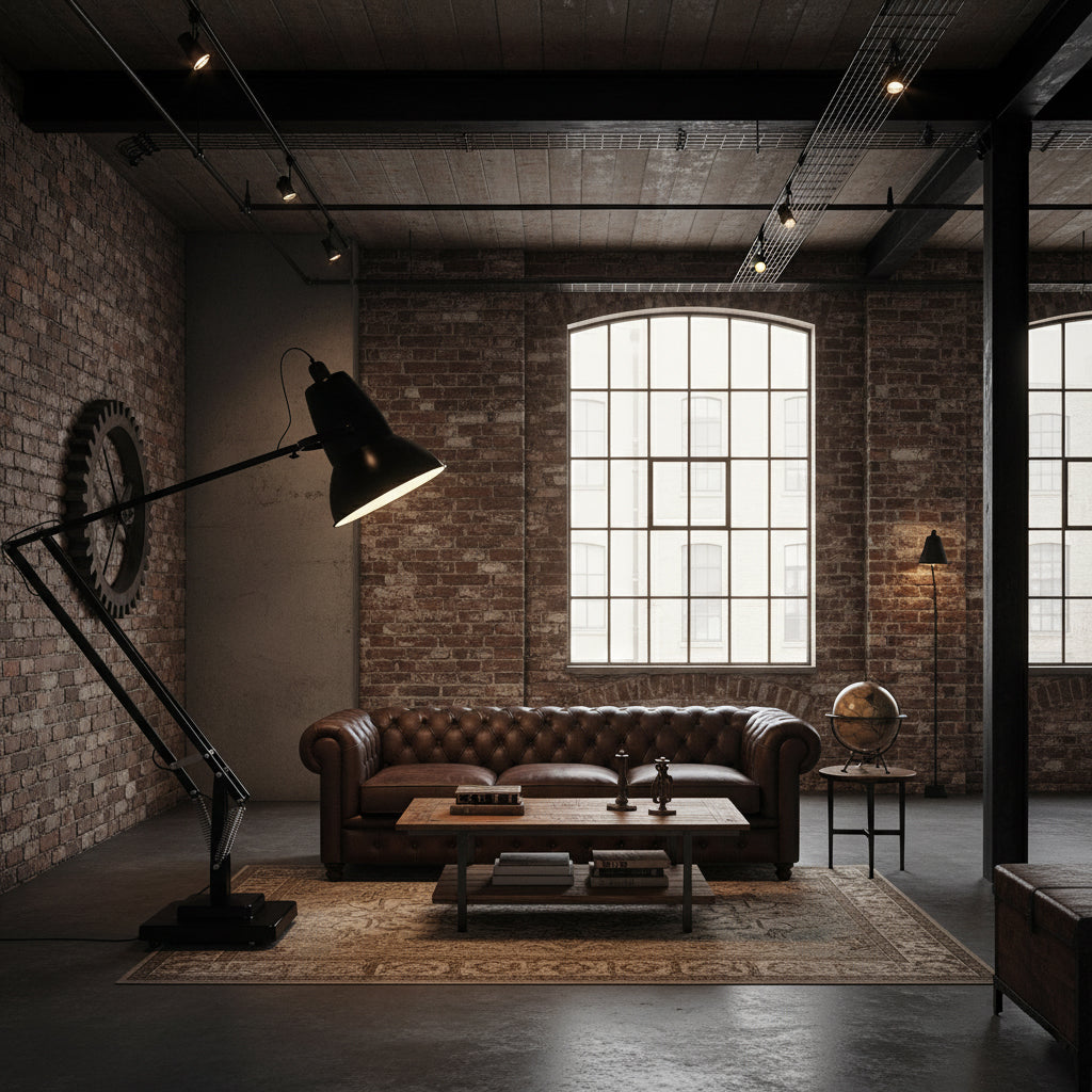 Giant Floor Lamp - Oversized Articulated Metal Floor Light & Architectural Sculpture