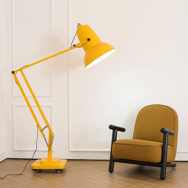 Giant Floor Lamp - Oversized Articulated Metal Floor Light & Architectural Sculpture