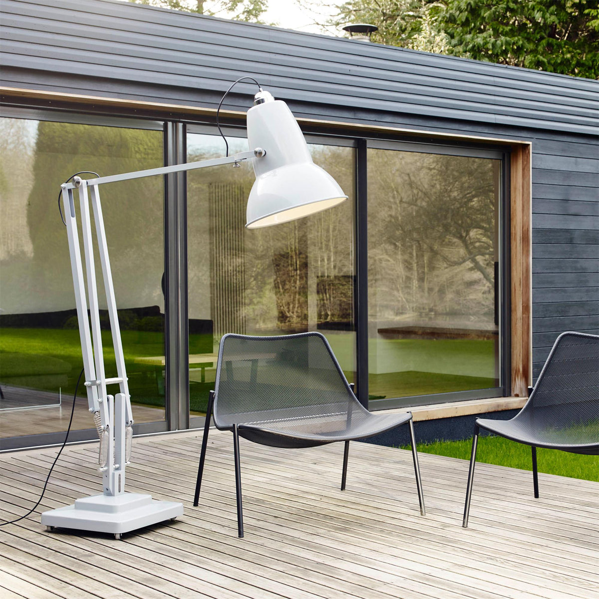 Giant Floor Lamp - Oversized Articulated Metal Floor Light & Architectural Sculpture