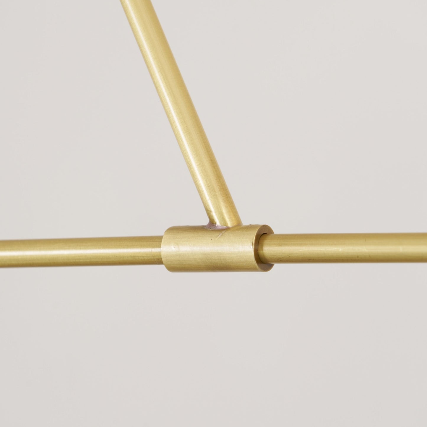 Beatrix Linear Chandelier | Modern Brass & Fabric Shade Island Light