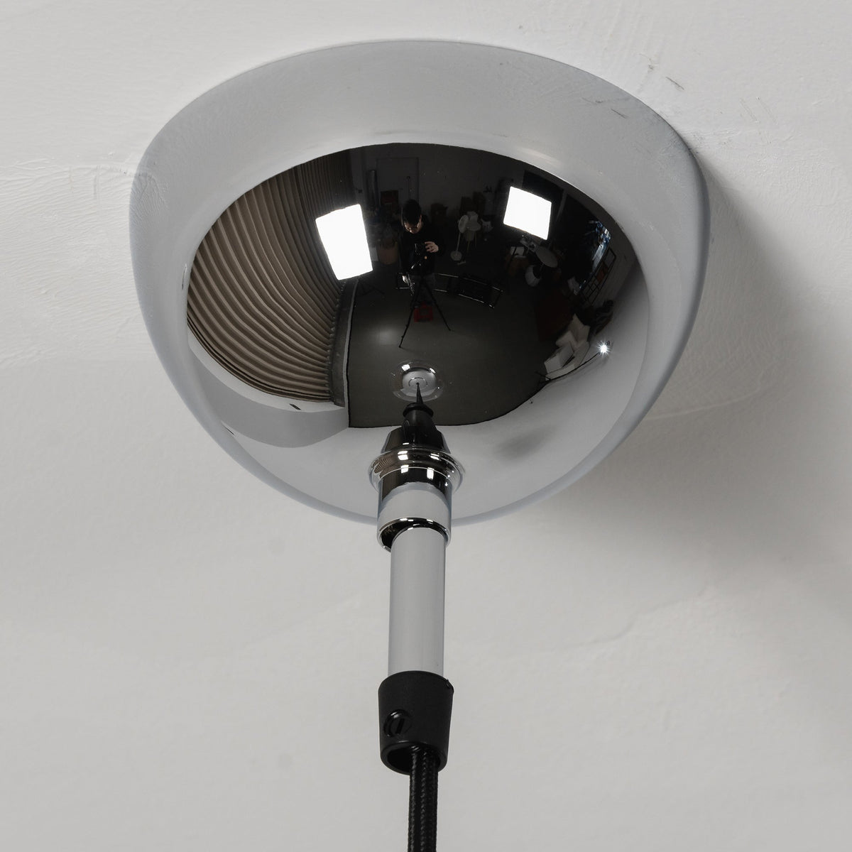 Globe Pendant Lamp - Mid-Century Futuristic Acrylic Sphere & Multi-Reflector Pendant Light