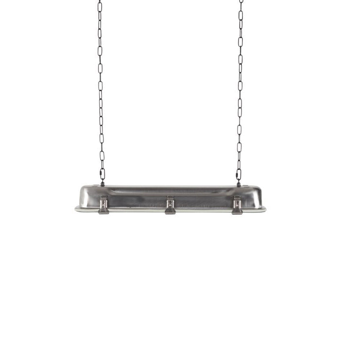 Gta Pendant Light - Stainless Steel & Clear Glass Linear Integrated LED Pendant