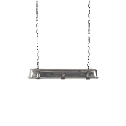 Gta Pendant Light - Stainless Steel & Clear Glass Linear Integrated LED Pendant