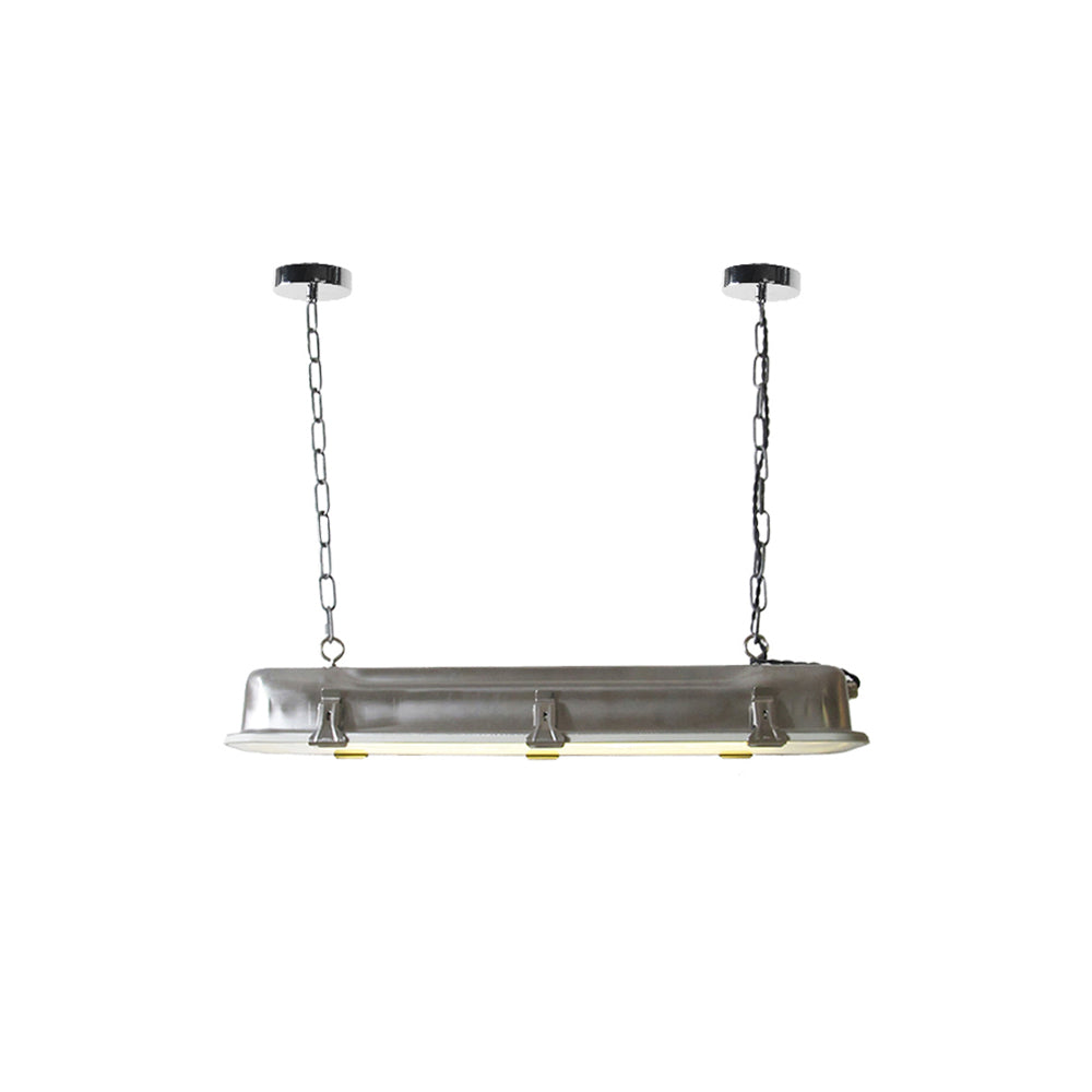 Gta Pendant Light - Stainless Steel & Clear Glass Linear Integrated LED Pendant