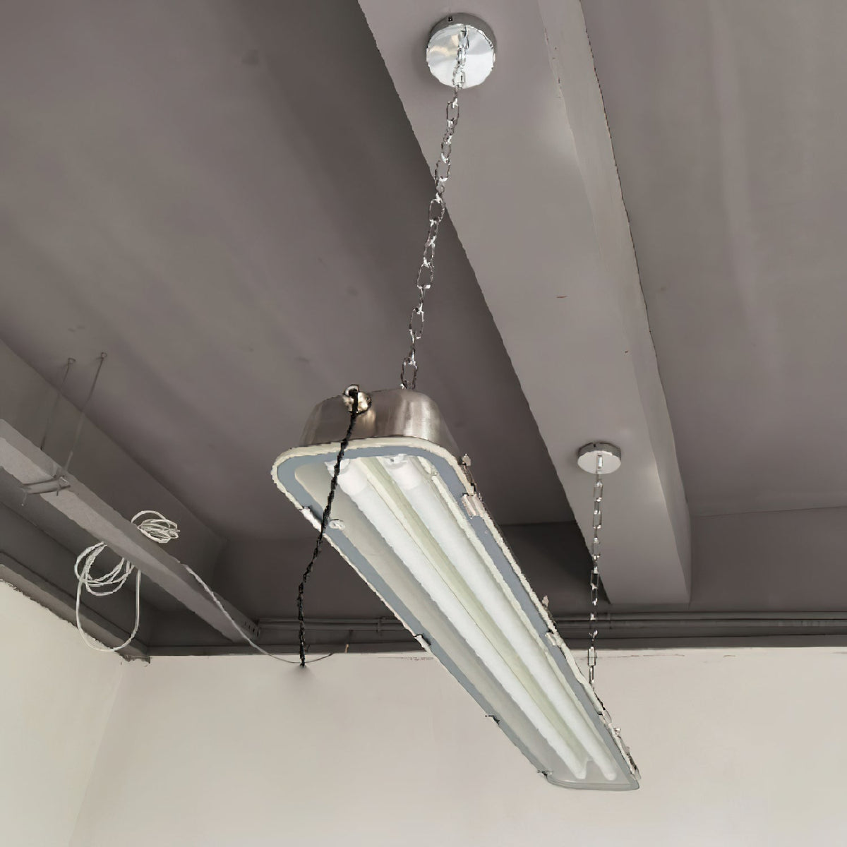 Gta Pendant Light - Stainless Steel & Clear Glass Linear Integrated LED Pendant
