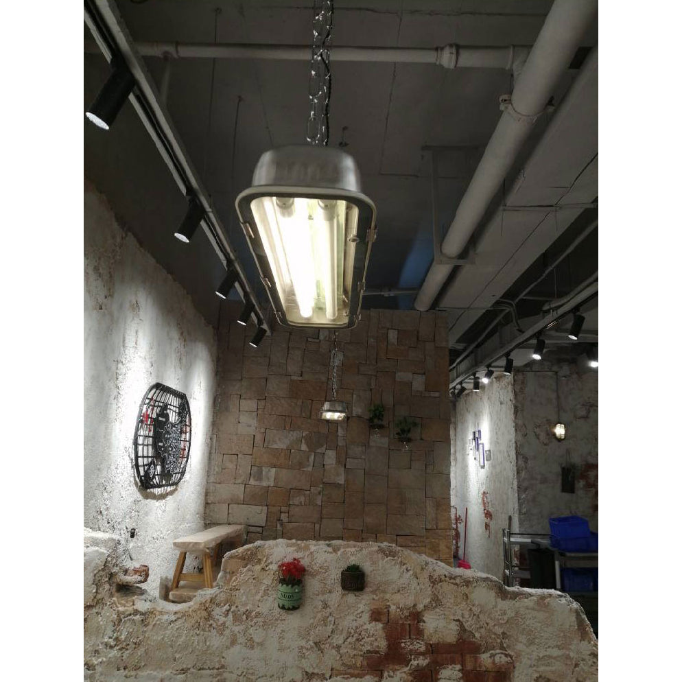 Gta Pendant Light - Stainless Steel & Clear Glass Linear Integrated LED Pendant
