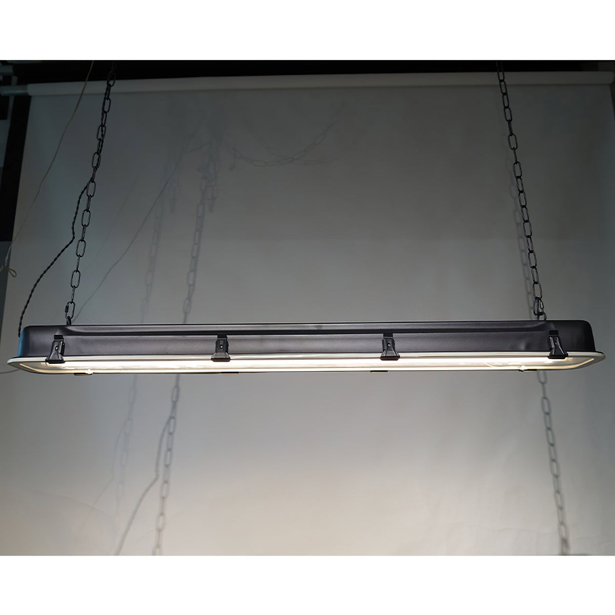 Gta Pendant Light - Stainless Steel & Clear Glass Linear Integrated LED Pendant