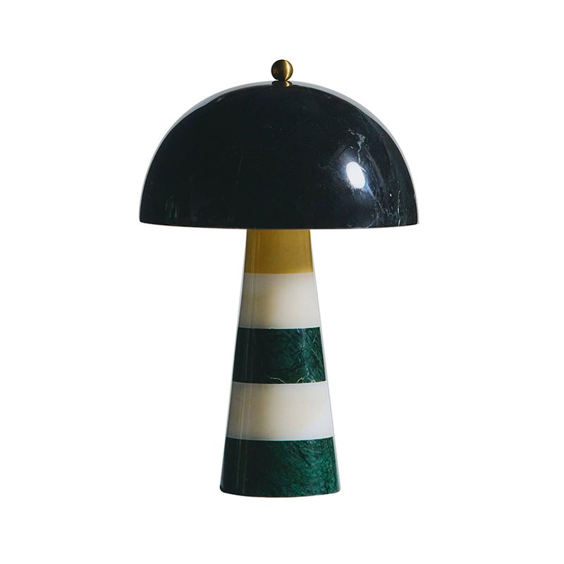 Hed Marble Table Lamp - Sculptural Striped Stone Desk Light | Quiet Luxury