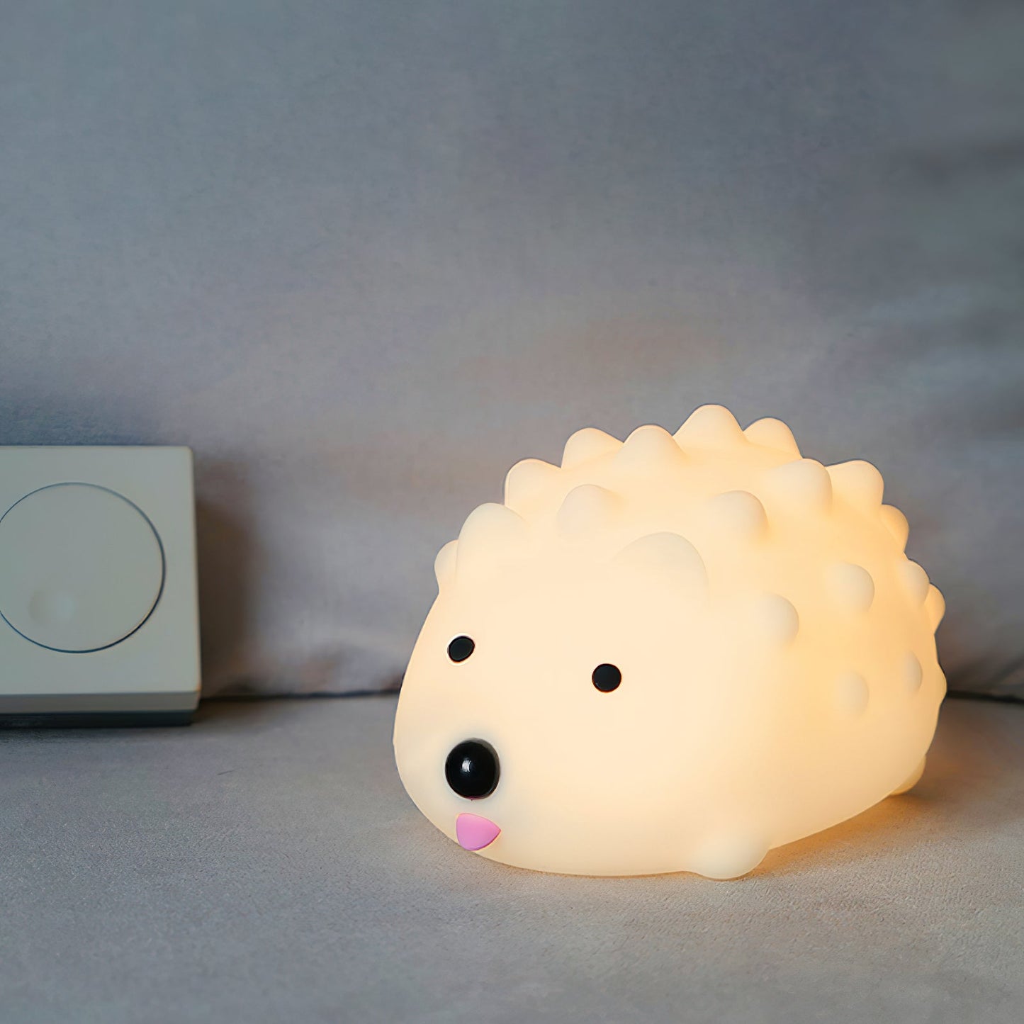 Hedgehog Timing Night Light - Dimmable Silicone Kids Lamp with Built-in Battery