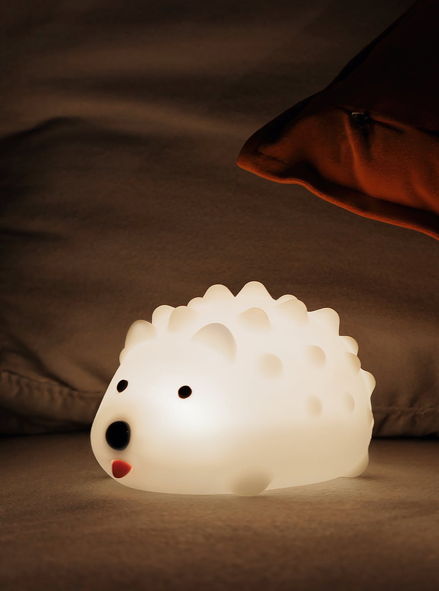 Hedgehog Timing Night Light - Dimmable Silicone Kids Lamp with Built-in Battery