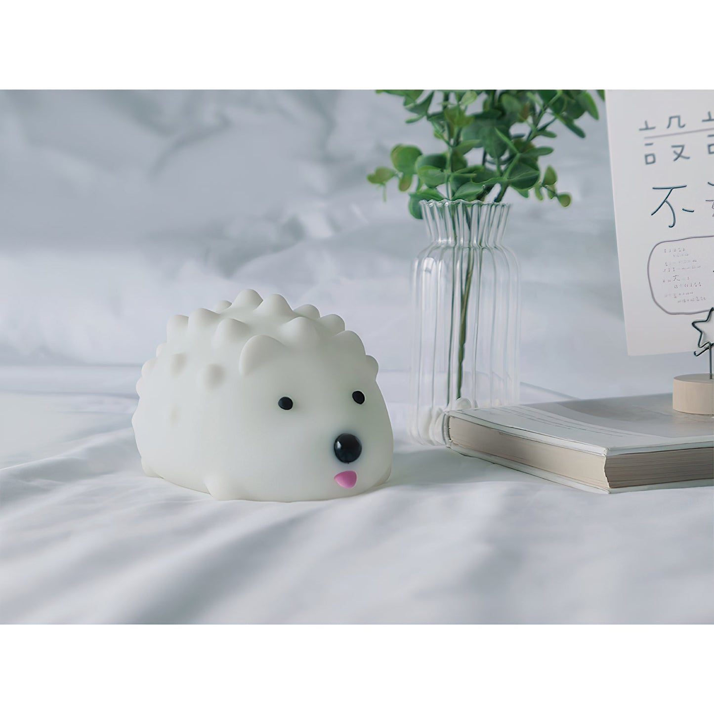 Hedgehog Timing Night Light - Dimmable Silicone Kids Lamp with Built-in Battery