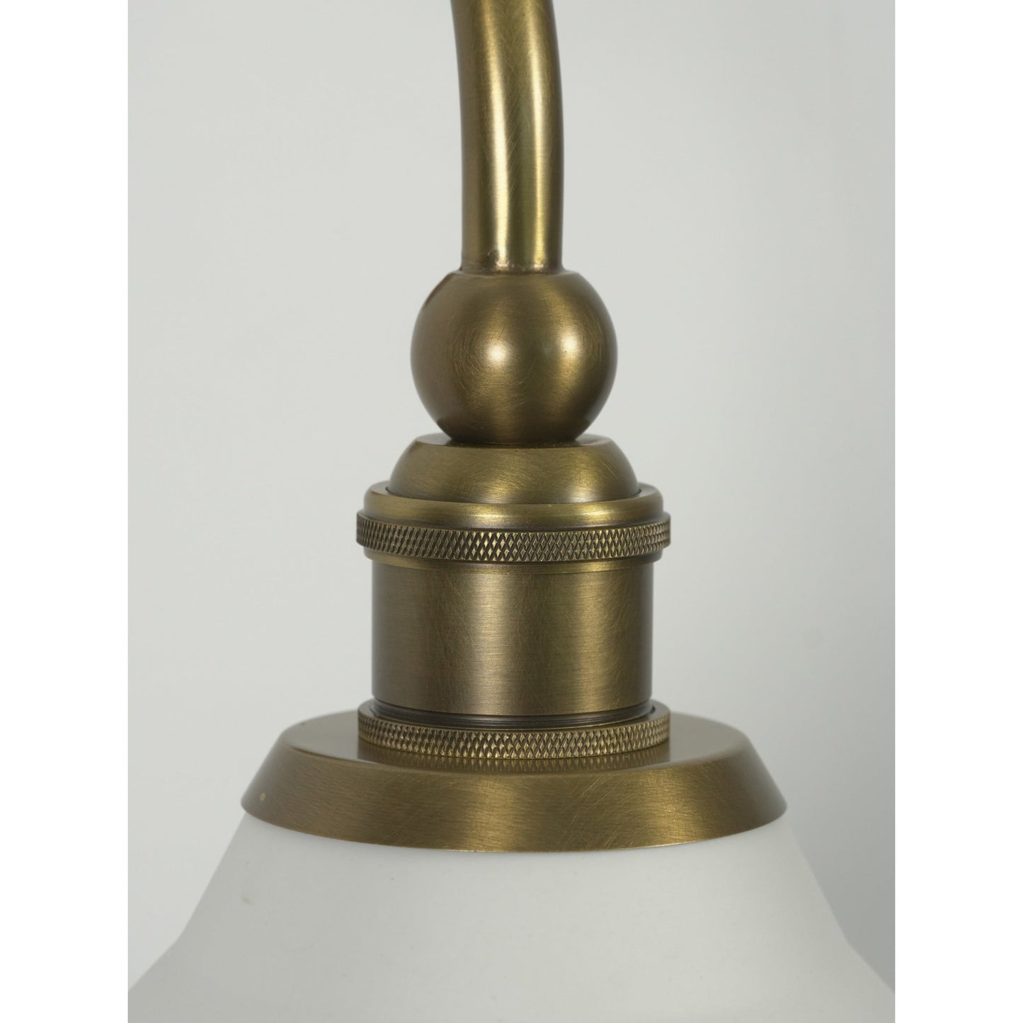 Heirloom Ceramic Wall Lamp - Walnut Wood & Brass Sconce with Pleated Ceramic Shade
